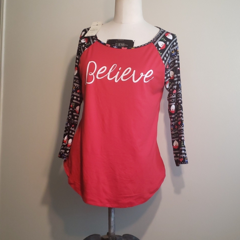 NWT Wishful Park raglan top